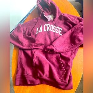 Steve & Barry's Maroon La Crosse Hoodie